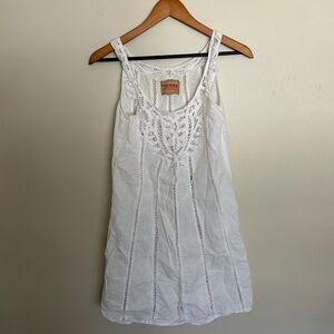 Free People White boho dress